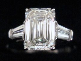 Emerald Cut Engagement Ring