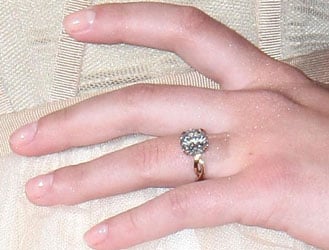 Scarlett Johansson Diamond Engagement Ring