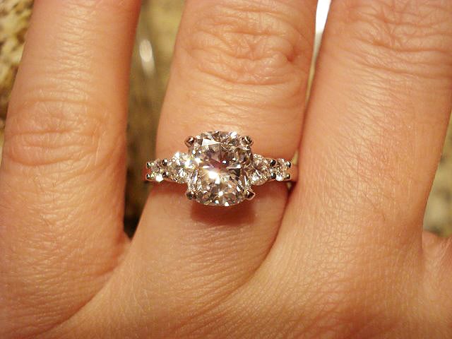 Five Stone Engagement Rings Pricescope Diamond Five Stone Engagement Ring