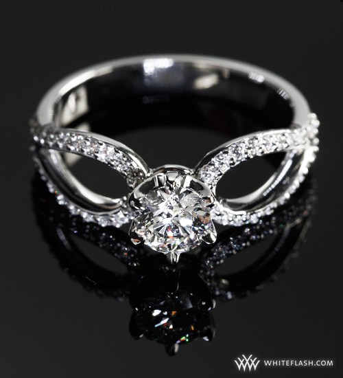 Infinity Diamond Engagement Ring | PriceScope