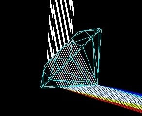 Fig.4 Stone tilted 46° per DiamCalc