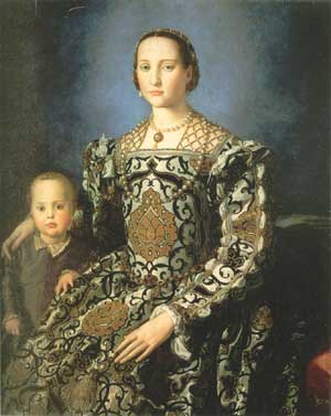 Figure 9. Eleonora di Toledo and Child of Cosimo I di’ Medici by Bronzino (1503-1572).