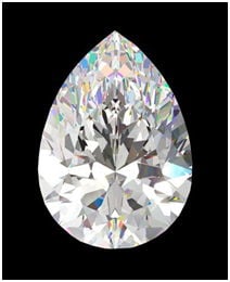 Pear shape diamond Pear shape diamond
