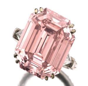 10.99 Carat Pink Diamond Ring Sold at Sotheby's in May 2011