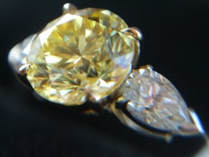 Fancy Light Yellow Diamond Ring