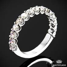 0.75ctw Platinum Annette's U-Prong Three Quarter Diamond Wedding Ring | Whiteflash