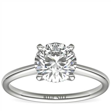 1-1/2 Carat Astor Petite Solitaire in Platinum (H/SI2) Ready-to-Ship