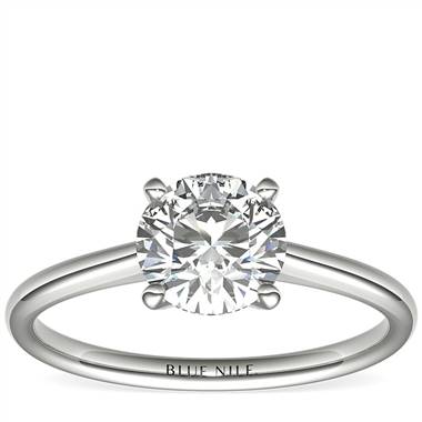 1-1/4 Carat Astor Petite Solitaire in Platinum (H/SI2) Ready-to-Ship