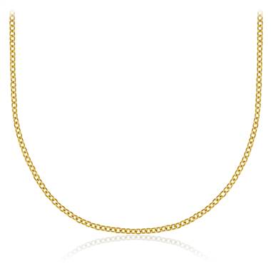 "1.15mm Cable Chain in 18k Yellow Gold"