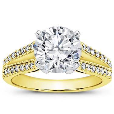 1/3 ct. tw. Pave Setting for Round Diamond