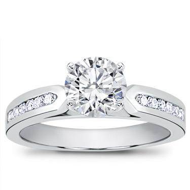1/4 ct. tw. Channel-Set Engagement Setting
