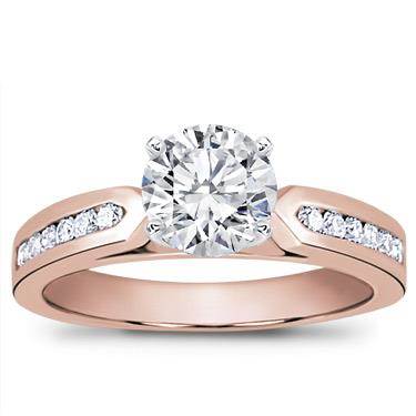 1/4 ct. tw. Channel-Set Engagement Setting