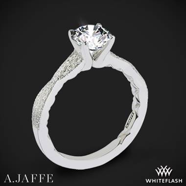 14k White Gold A. Jaffe ME2036Q Seasons of Love Diamond Engagement Ring