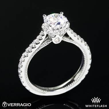 14k White Gold Verragio ENG-0460R Couture Diamond Engagement Ring