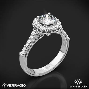14k White Gold Verragio Renaissance 903CU6 Diamond Engagement Ring