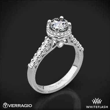 14k White Gold Verragio Renaissance 916RD7 Diamond Engagement Ring