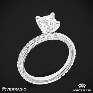 14k White Gold Verragio Tradition TR150P4 Diamond 4 Prong Engagement Ring