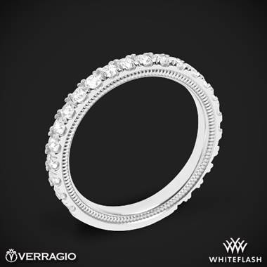14k White Gold Verragio Tradition TR210W Diamond Wedding Ring