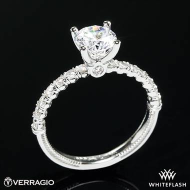 14k White Gold Verragio V-950-R2.0 Renaissance Diamond Engagement Ring