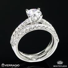 14k White Gold Verragio V-951 Renaissance Diamond Wedding Set | Whiteflash