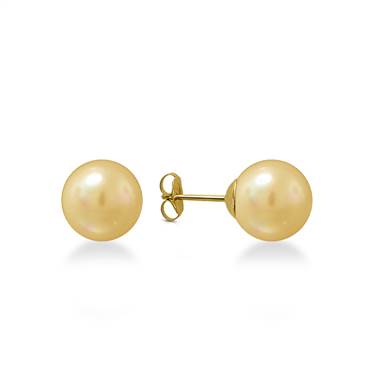 14K Yellow Gold Ball Earrings (6 mm)