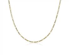 18" Figaro Chain In 14k Yellow Gold (2.25 mm) | Blue Nile