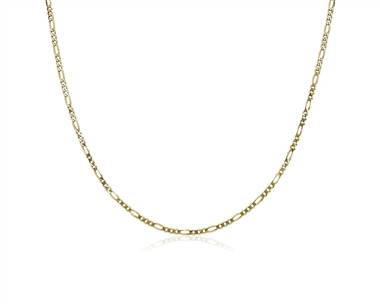 18" Figaro Chain In 14k Yellow Gold (2.25 mm)