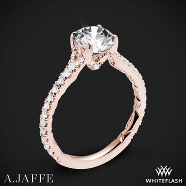 18k Rose Gold A. Jaffe ME2003QB Seasons of Love Diamond Engagement Ring