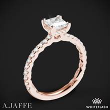 18k Rose Gold A. Jaffe ME2251Q Diamond Engagement Ring | Whiteflash