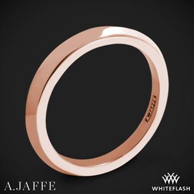 18k Rose Gold A. Jaffe MR1560 Classics Wedding Ring