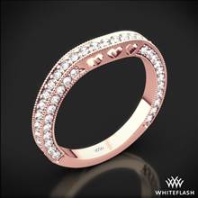 18k Rose Gold Clara Ashley Diamond Wedding Ring | Whiteflash