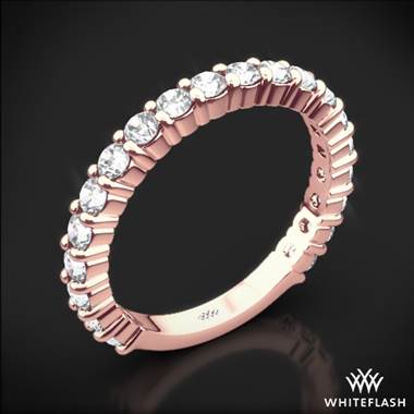 18k Rose Gold Diamonds for an Eternity Three Quarter Diamond Wedding Ring