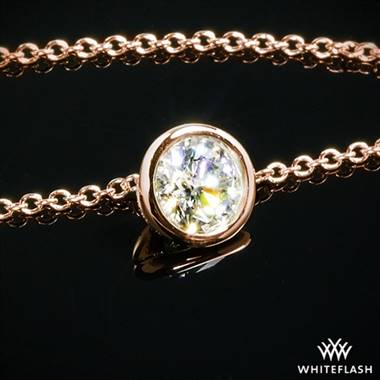 18k Rose Gold Lucky Diamond Pendant (Setting Only)