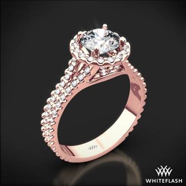 18k Rose Gold Park Avenue Diamond Engagement Ring