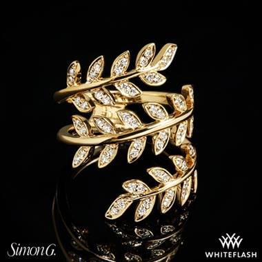 18k Rose Gold Simon G. LP2309 Diamond Right Hand Ring