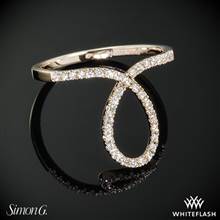 18k Rose Gold Simon G. LP2314-A Midi Diamond Right Hand Ring | Whiteflash