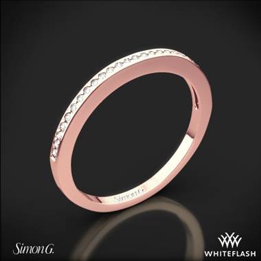 18k Rose Gold Simon G. MR1939 Fabled Diamond Wedding Ring