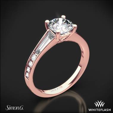 18k Rose Gold Simon G. MR2220 Duchess Diamond Engagement Ring