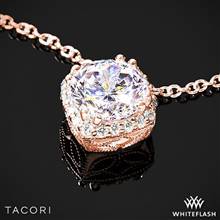 18k Rose Gold Tacori FP643 Dantela Diamond Pendant to Hold 0.75ctw - Setting Only | Whiteflash