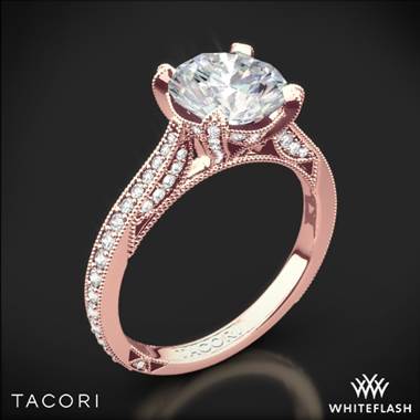 18k Rose Gold Tacori HT2627RD RoyalT Diamond Engagement Ring