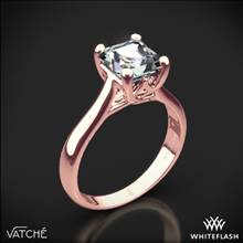 18k Rose Gold Vatche 1019 Royal Crown Solitaire Engagement Ring for Princess | Whiteflash