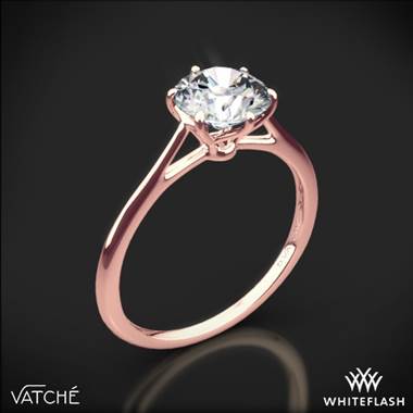 18k Rose Gold Vatche 1513 Felicity Solitaire Engagement Ring