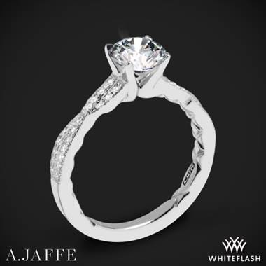 18k White Gold A. Jaffe ME2036Q Seasons of Love Diamond Engagement Ring