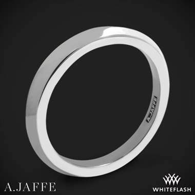 18k White Gold A. Jaffe MR1560 Classics Wedding Ring