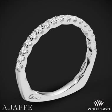 18k White Gold A. Jaffe MRS755Q Seasons of Love Diamond Wedding Ring