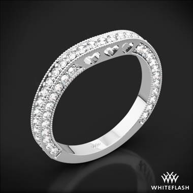 18k White Gold Clara Ashley Diamond Wedding Ring