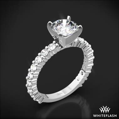 18k White Gold Diamonds for an Eternity Three Quarter Diamond Engagement Ring