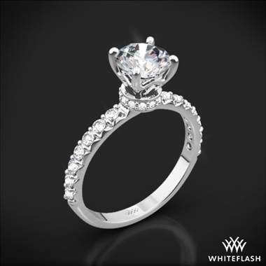 18k White Gold Eternity Wrap Diamond Engagement Ring