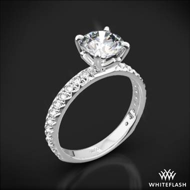 18k White Gold Harmony Diamond Engagement Ring