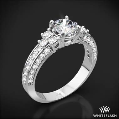 18k White Gold Imperial Diamond Engagement Ring